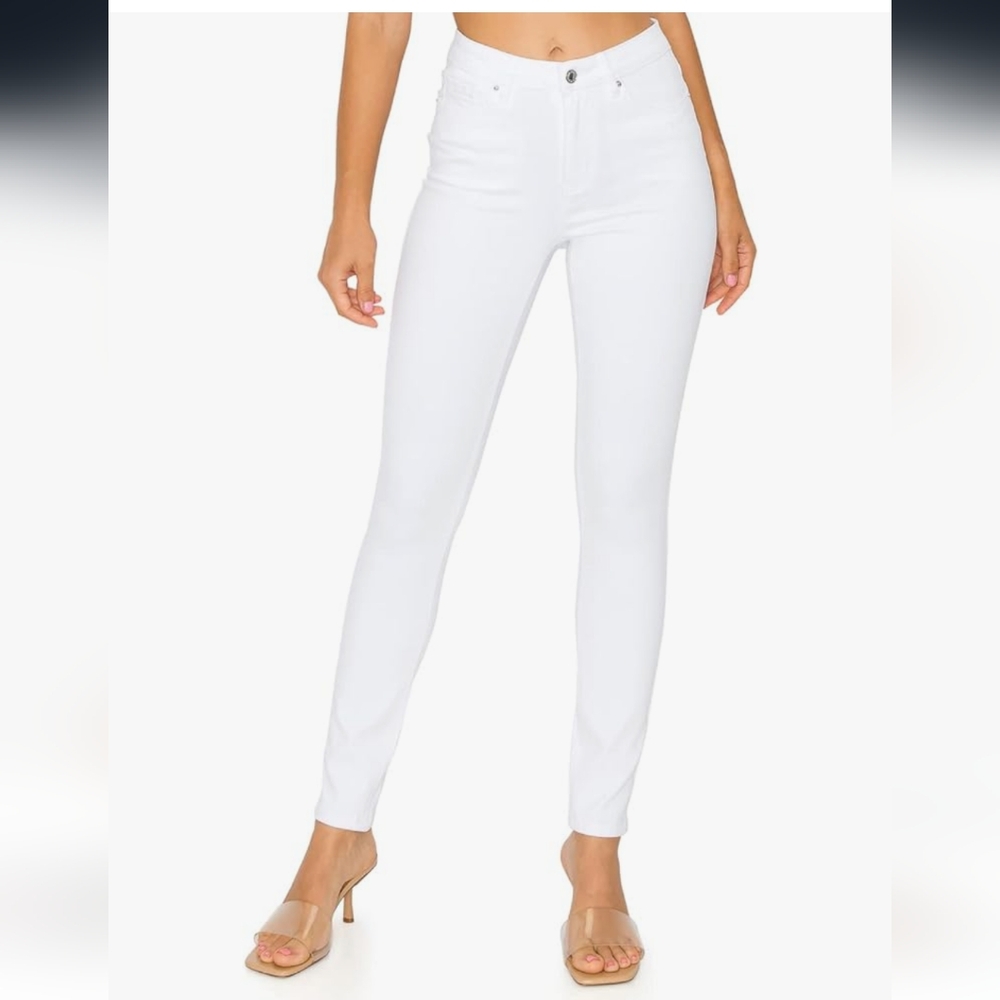 Khaki + Blue White Skinny Leg Jeans, NWT
